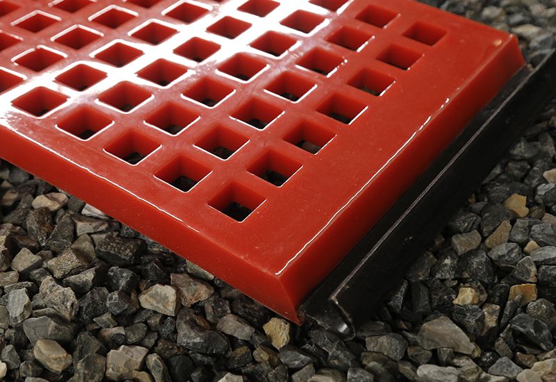 Tamis de polyuréthane à tension