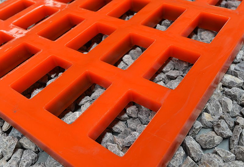 Tamis de polyuréthane à tension