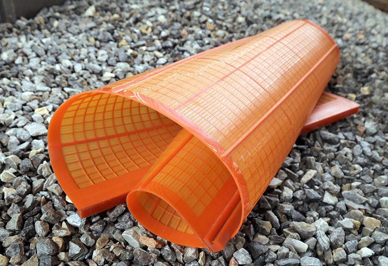 Crible fin en polyuréthane