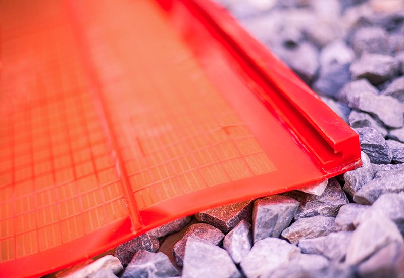 Crible fin en polyuréthane