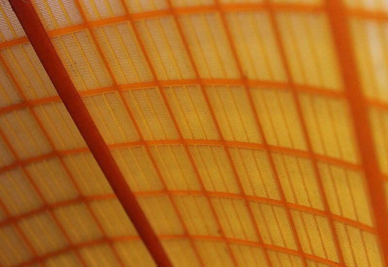 Crible fin en polyuréthane